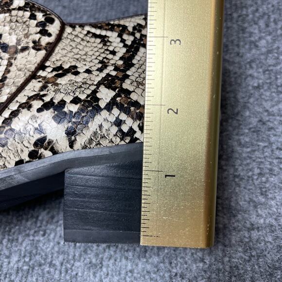 Aetrex Womens Ankle Boots Animal Print Size 37 - Picture 7 of 9